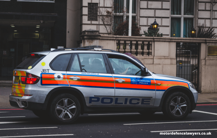 british police car